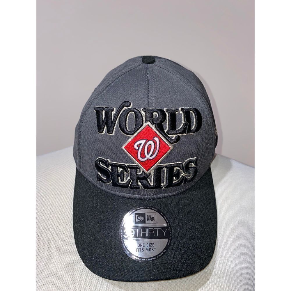 New Era Washington Nationals Grey/Black National League Champions Hat